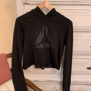 Reebok Rough Crop Hoodie Sz XS